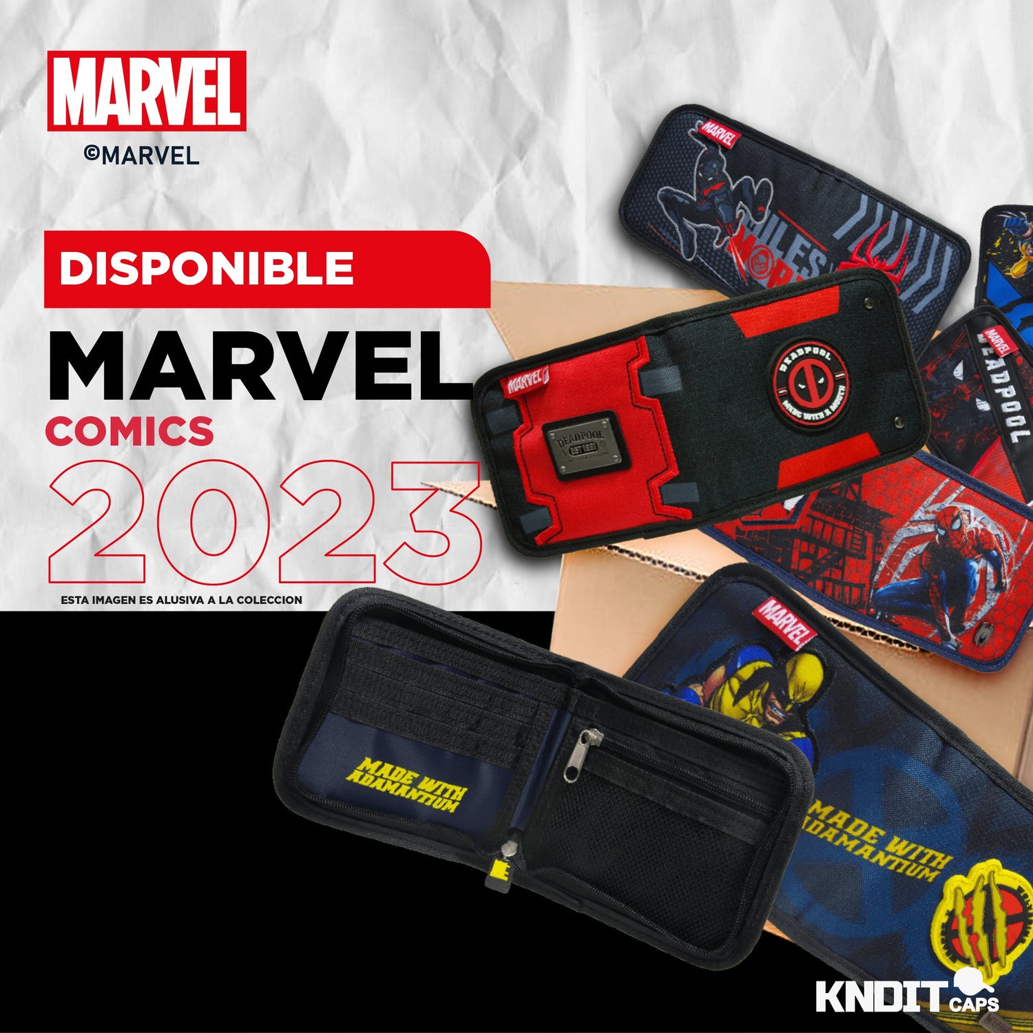 Cartera de cierre Marvel Comics