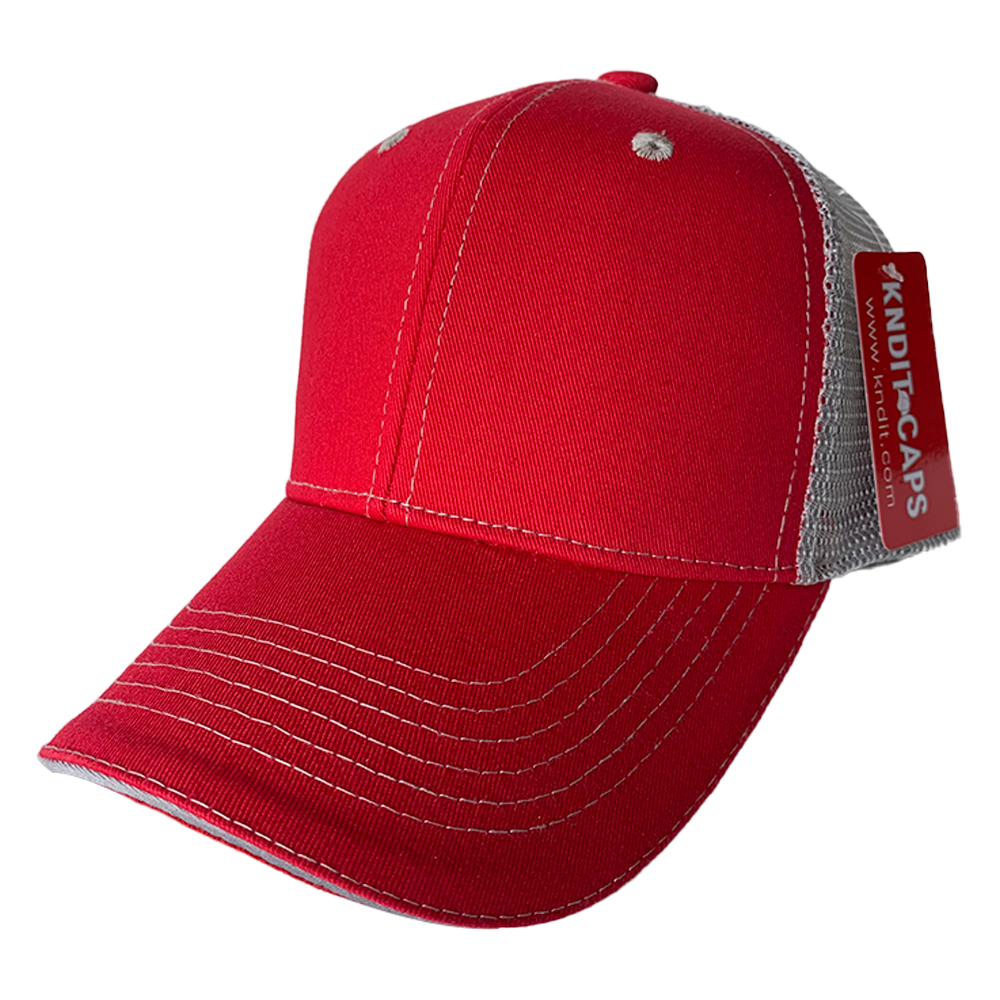 Gorra "GLH MESH" Gabardina Lisa con Malla