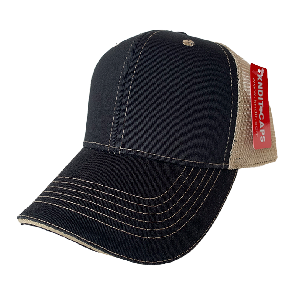 Gorra "GLH MESH" Gabardina Lisa con Malla