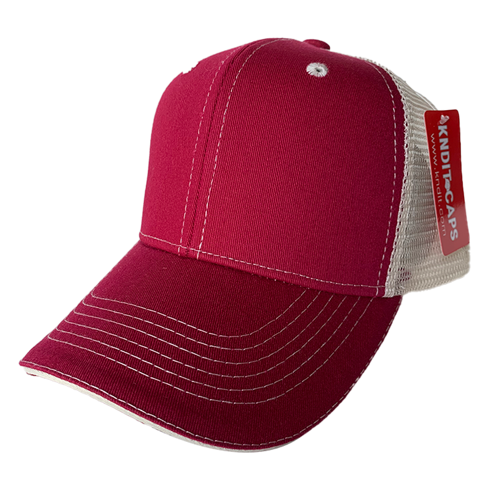 Gorra "GLH MESH" Gabardina Lisa con Malla