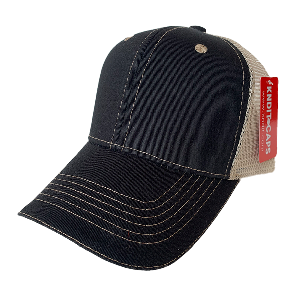 Gorra "GLH MESH" Gabardina Lisa con Malla