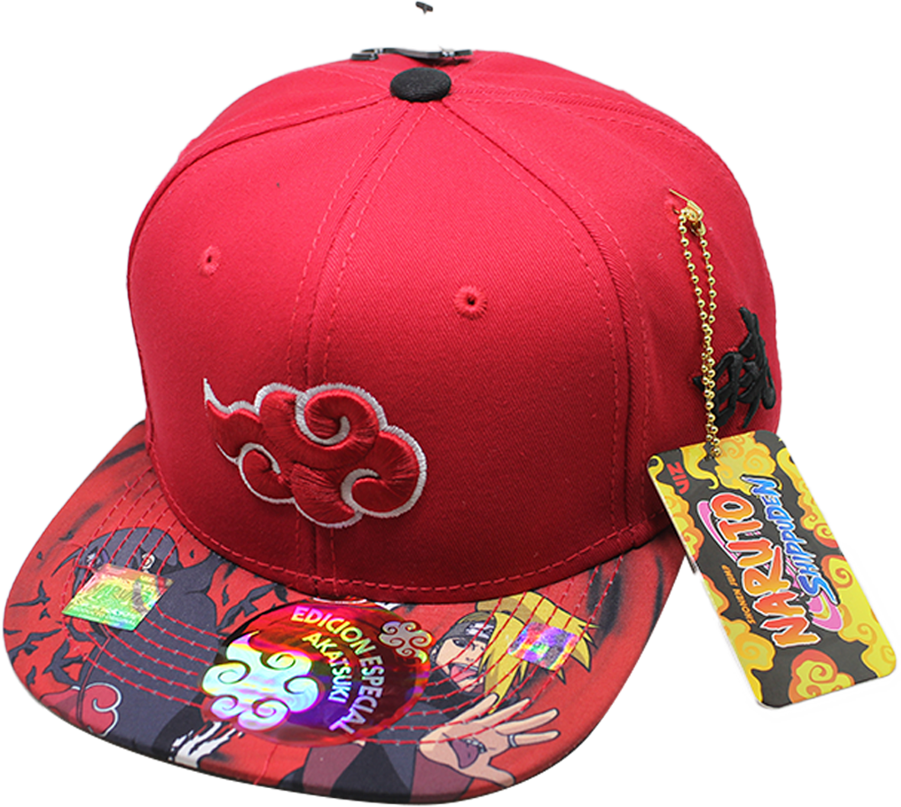 Gorra Akatsuki Clan Logo bordado 100% Algodón 01