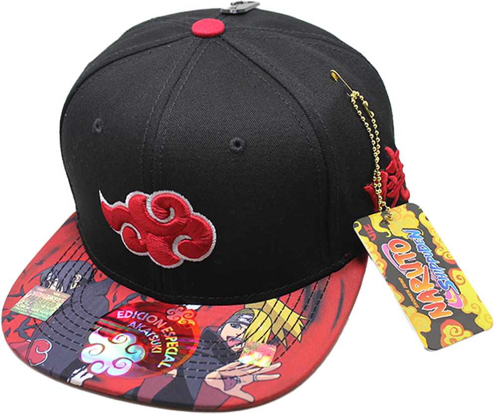 Gorra Akatsuki Clan Logo bordado 100% Algodón 01
