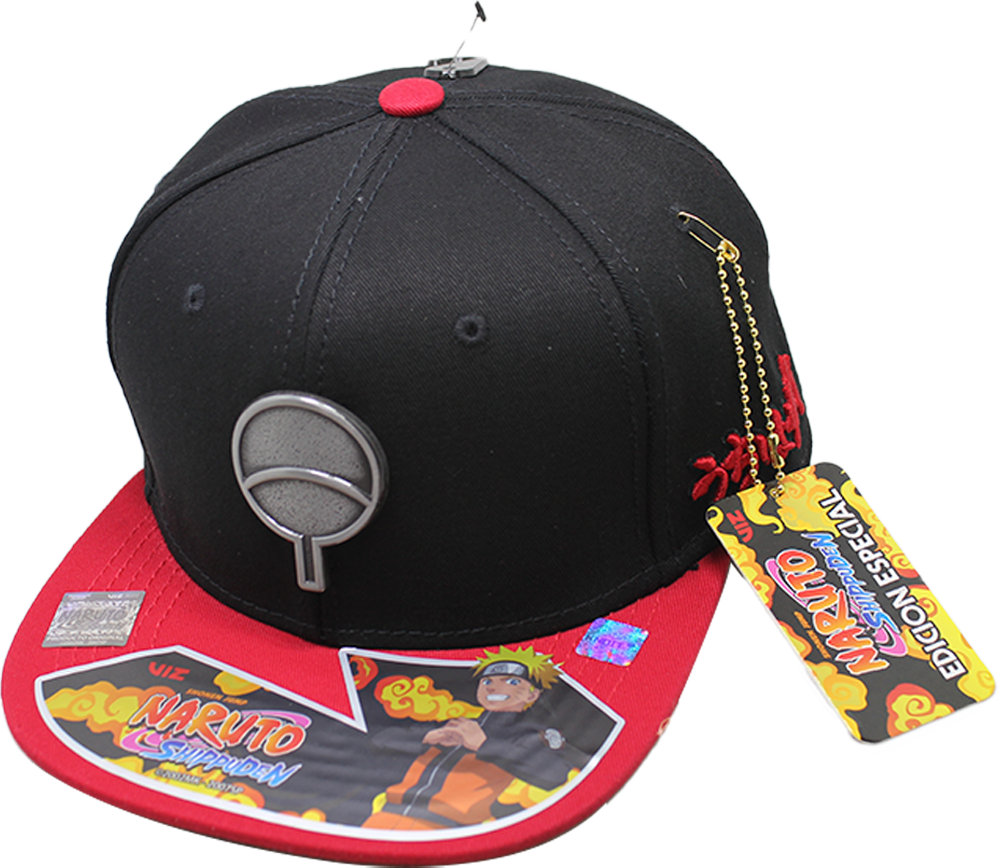Gorra Sasuke Uchiha Logo Placa metal 100% Algodón 25