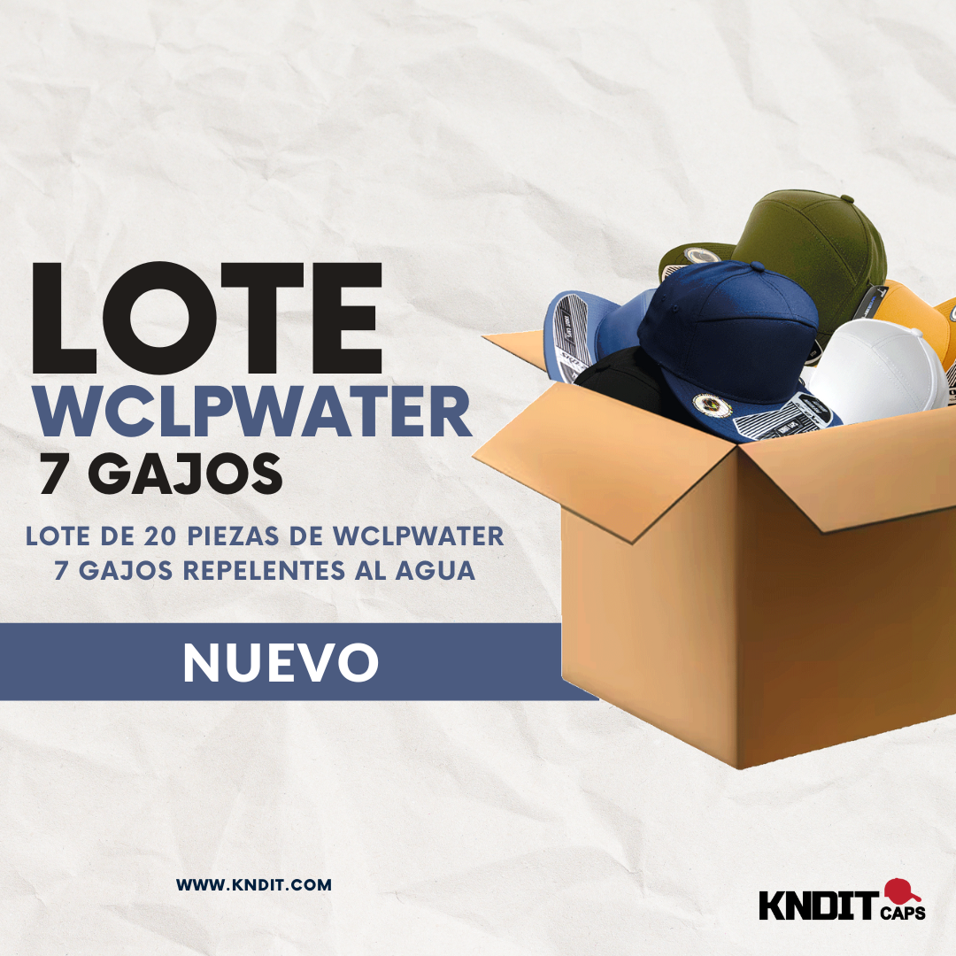 20 Gorras WCLPWATER 7G EDITION Repelentes Premium (Lote 20 Piezas)
