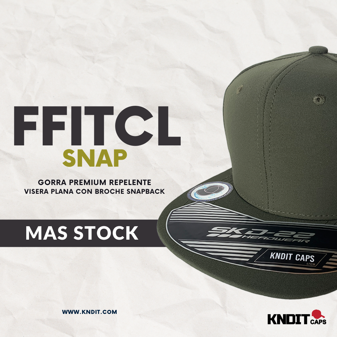 Gorra "FFIT CL-SNAP" Tela Repelente Gama Premium