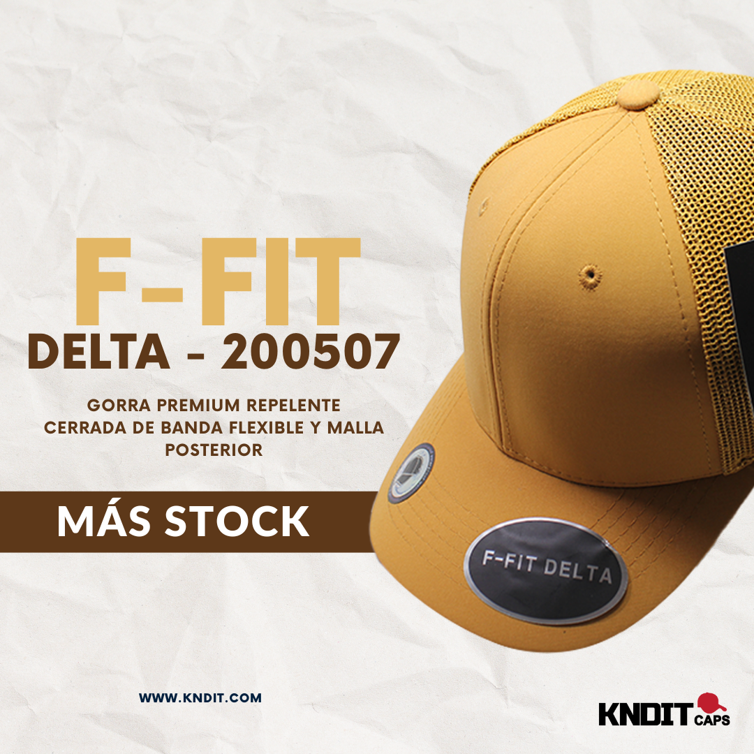 Gorra "F-FITDELTA - 200507 - Banda Flexible con Malla Premium