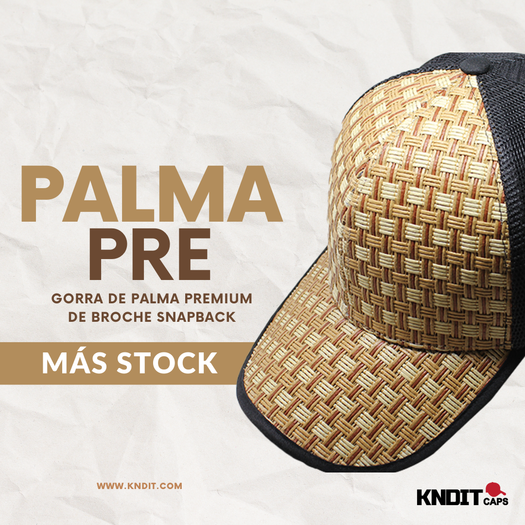 Gorra "PALMAPRE"  Poliéster de Palma con Malla