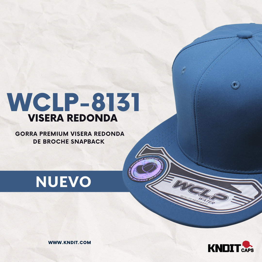 Gorra WCLPWATER-8131 Visera REDONDA Tela Repelente Gama Premium
