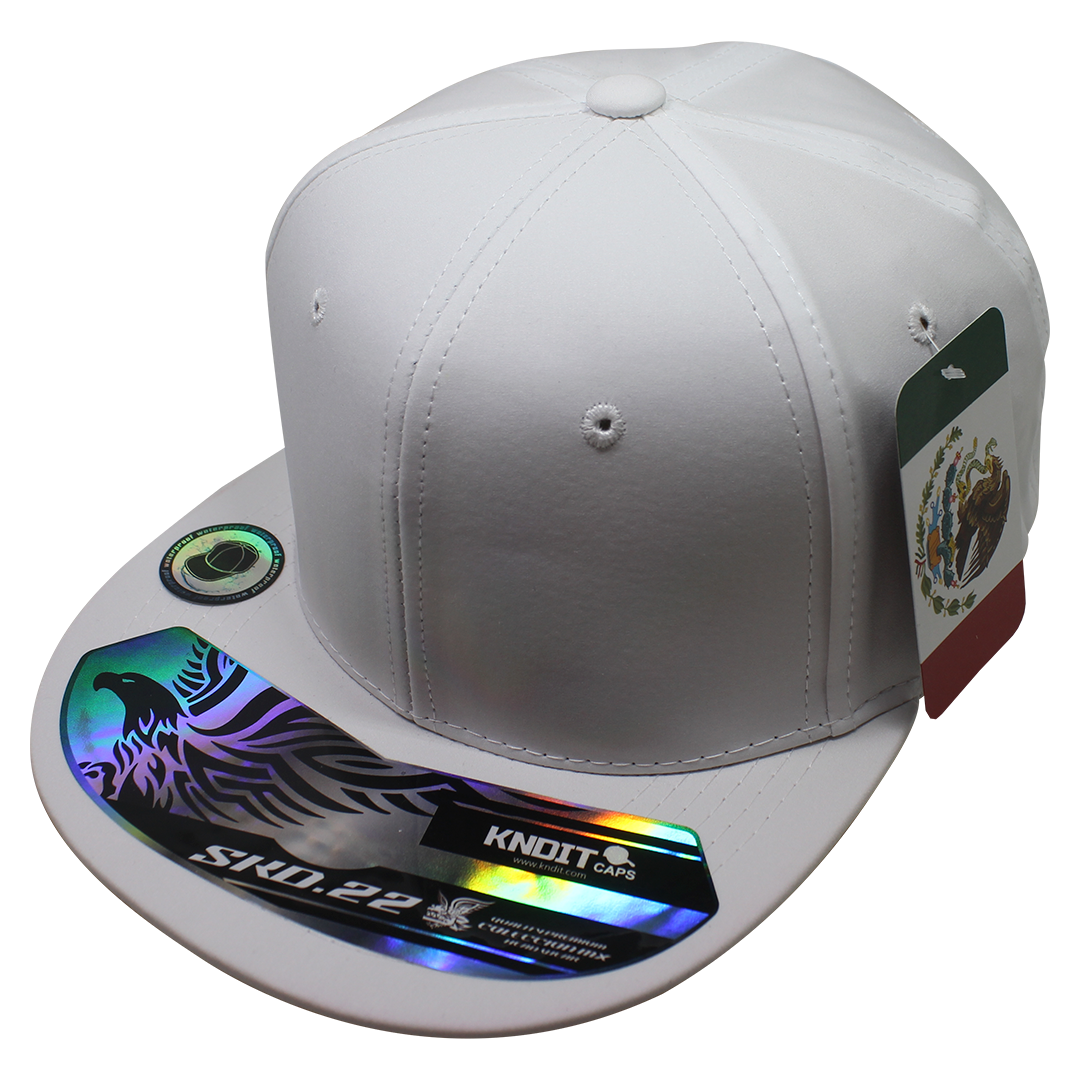Gorra "F-FITCLMX - 8131" Tela Repelente Gama Premium Visera con BANDERA DE MEXICO