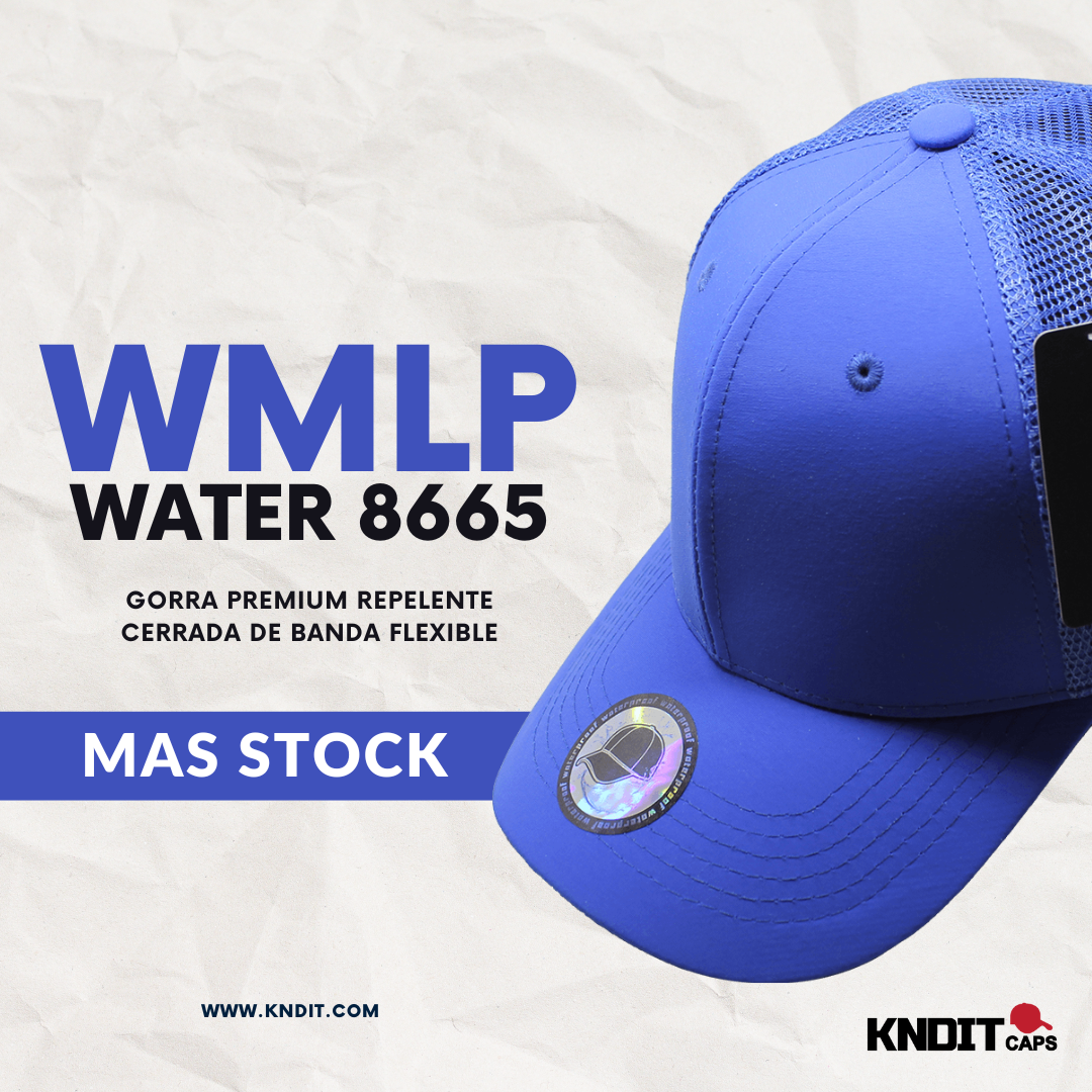 Gorra "WMLP WATER 8665" Repelente Poliéster Con Malla Posterior