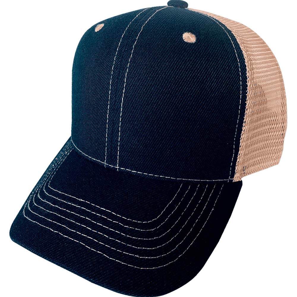 Gorra "GLH MESH" Gabardina Lisa con Malla