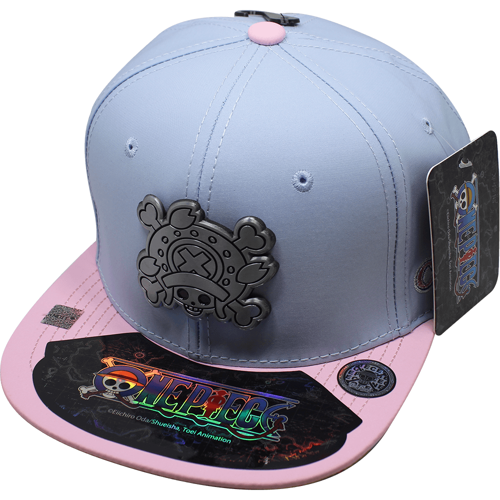 Gorra "ONE PIECE" Chopper Placa Metálica Aluminio Cepillado 17