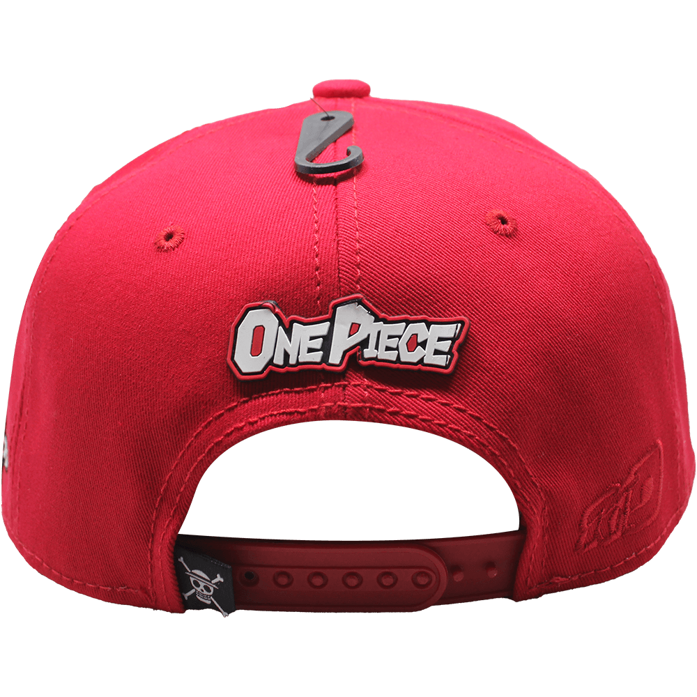 Gorra "ONE PIECE" Calavera Luffy Placa Metalica 01