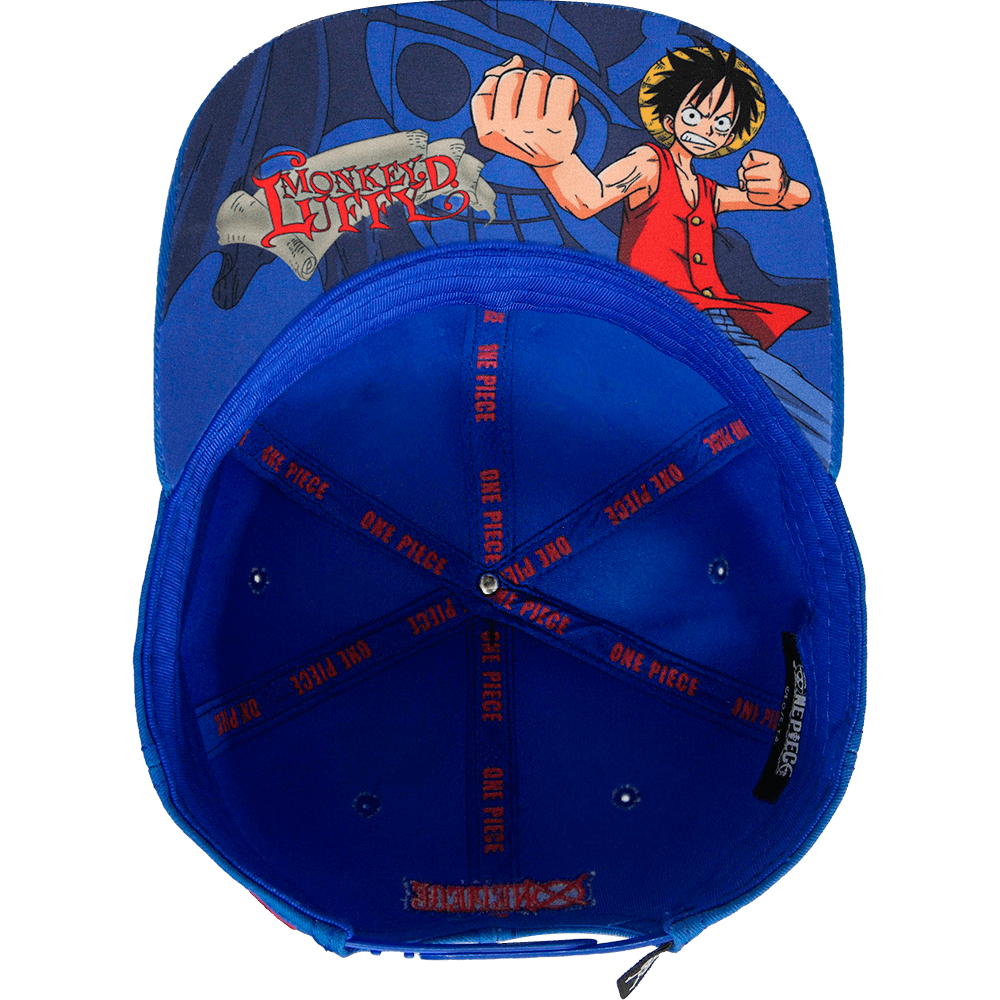 Gorra "ONE PIECE" Luffy Placa Metalica estilo Latón Viejo 02