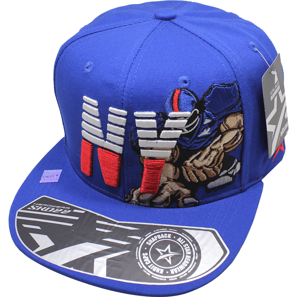 Gorra VITAL BLUE - Headwear - "NY" 100% Algodón Calidad Premium