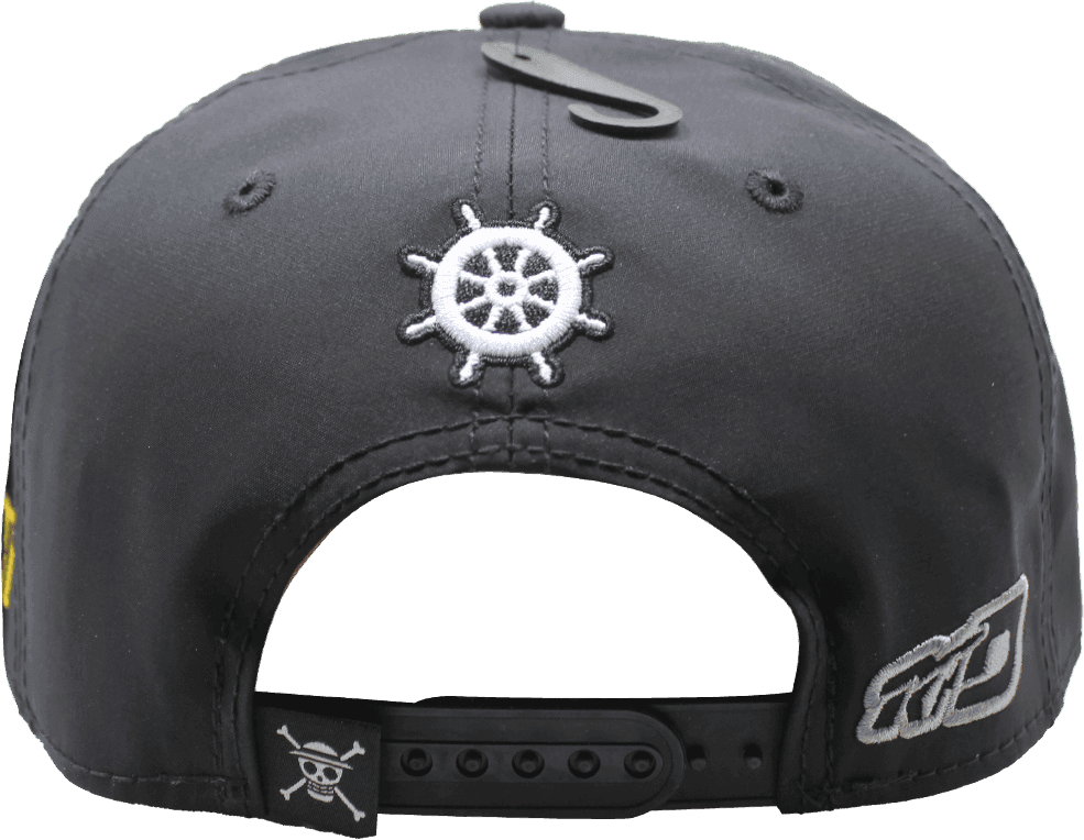 Gorra niño "ONE PIECE" Bepo & Law Placa Negro Cromado Brillante 13