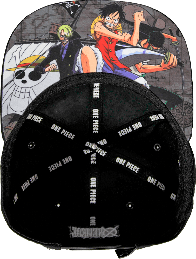 Gorra niño "ONE PIECE" Placa Metalica Latón Viejo Manufacturada con CNC 14