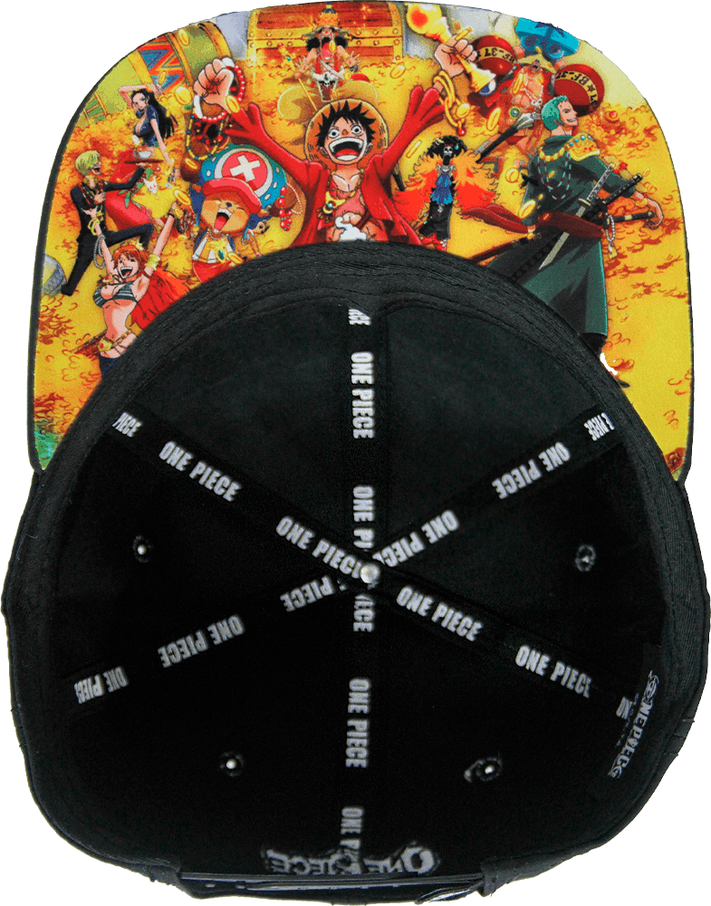 Gorra niño "ONE PIECE" Calavera Luffy Placa Metal Cromado Brillante 15