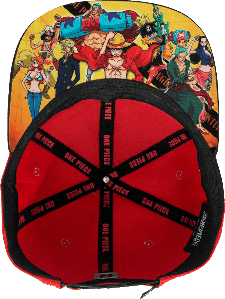 Gorra niño "ONE PIECE" Calavera Placa Metálica Dorada Brillante 16