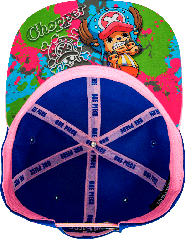 Gorra niño "ONE PIECE" Chopper Placa Metálica Aluminio Cepillado 17