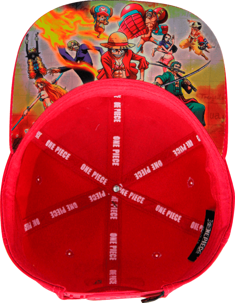 Gorra niño "ONE PIECE" Calavera Luffy Placa Metalica 01