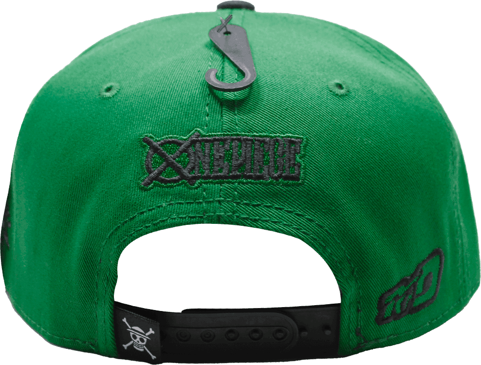 Gorra niño "ONE PIECE" Zoro Símbolo Placa Metálica Cromada Brilante 04