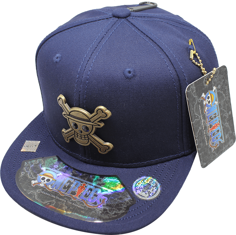 Gorra niño "ONE PIECE" Luffy Placa Metálica estilo Latón Viejo 06