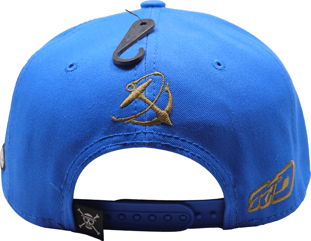 Gorra niño "ONE PIECE" Calavera Timón Placa Metálica estilo Latón Viejo 07