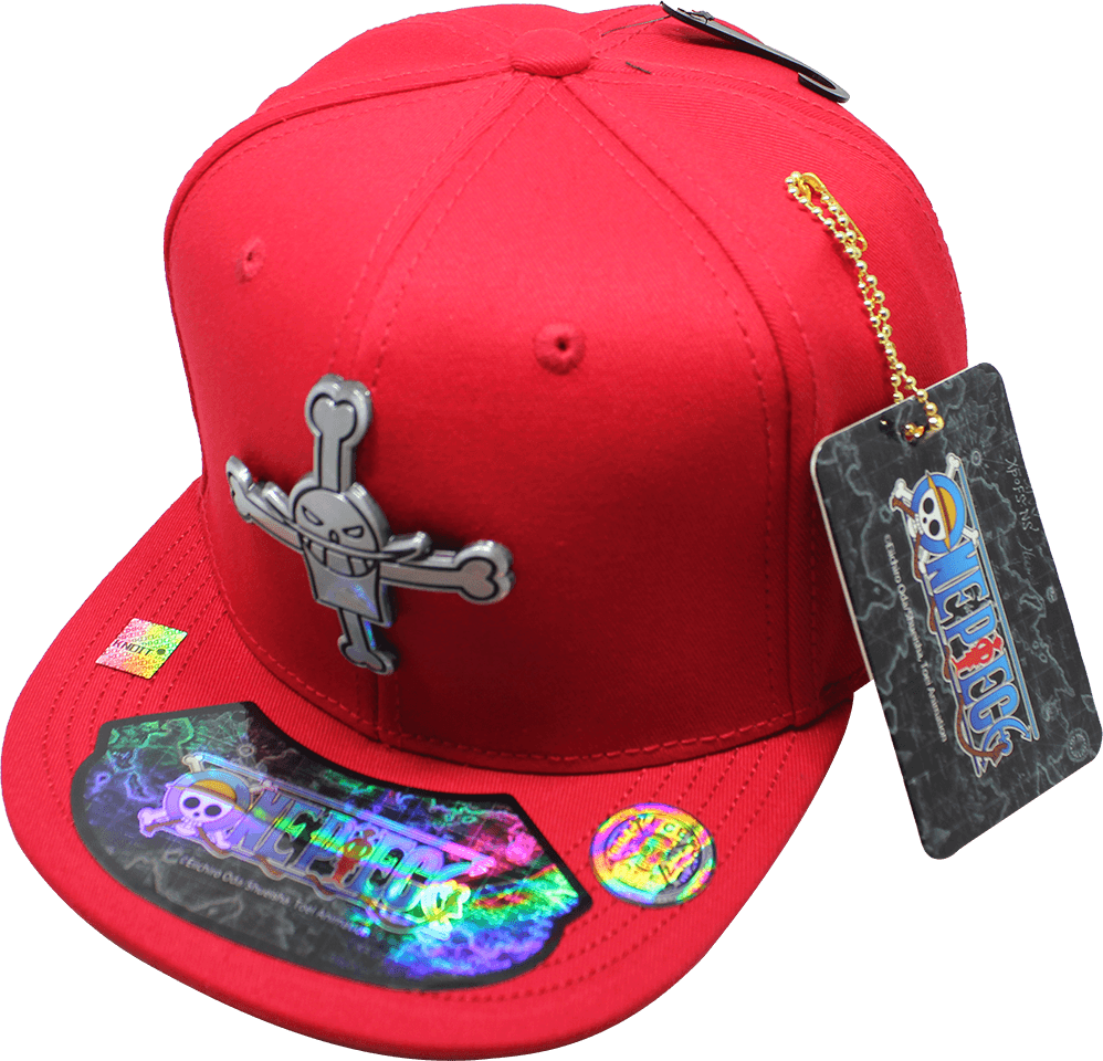 Gorra niño "ONE PIECE" Ace Placa Metálica de Estilo Latón Viejo 09
