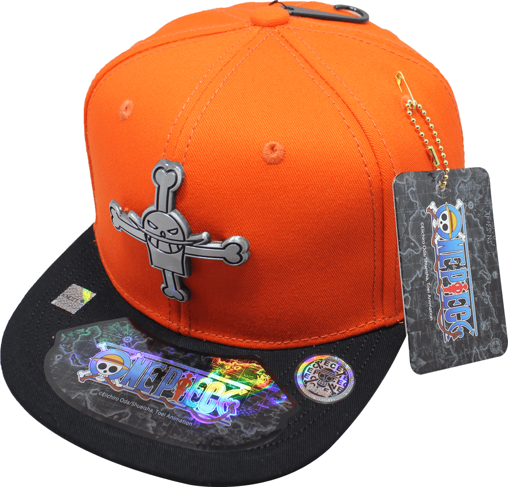 Gorra niño "ONE PIECE" Ace Placa Metálica de Estilo Latón Viejo 09