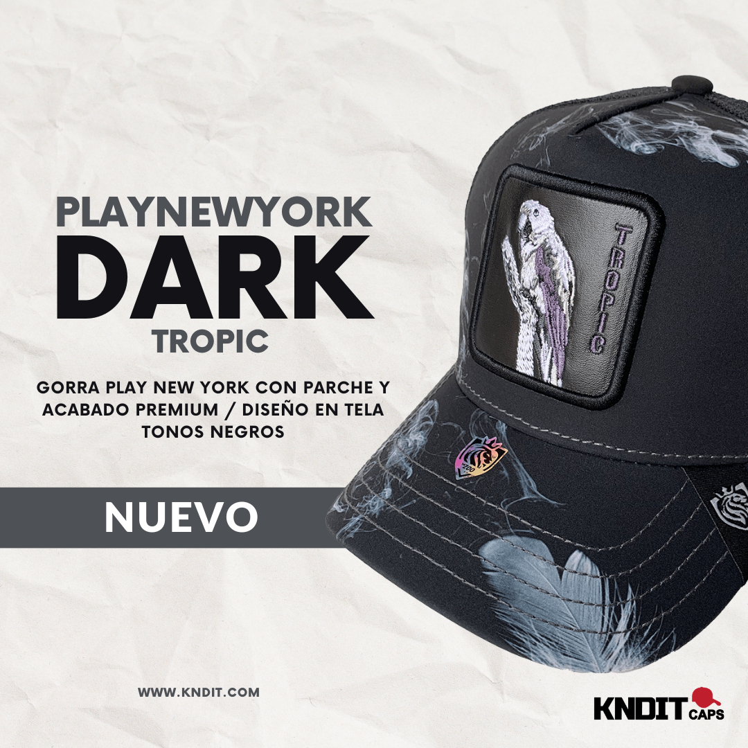 Gorra Animales Trucker "PLAY DARK" Tropic
