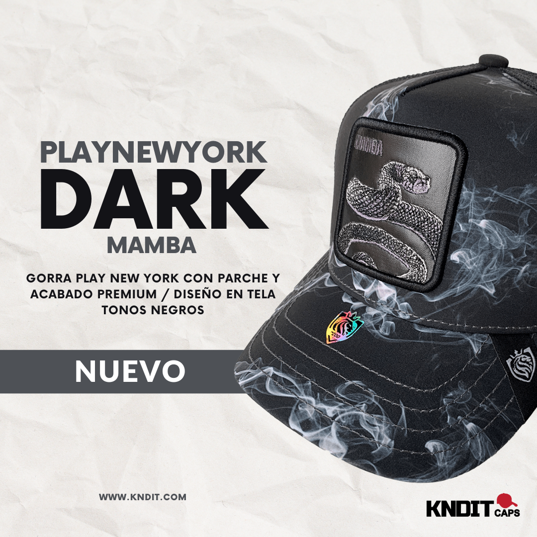 Gorra Animales Trucker "PLAY DARK" Mamba