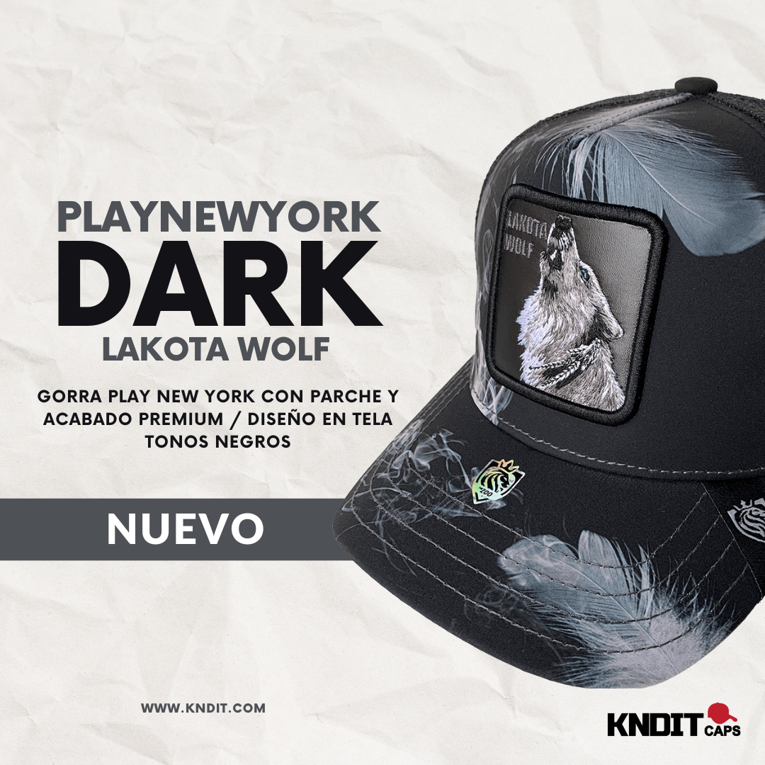 Gorra Animales Trucker "PLAY DARK" Lakota Wolf