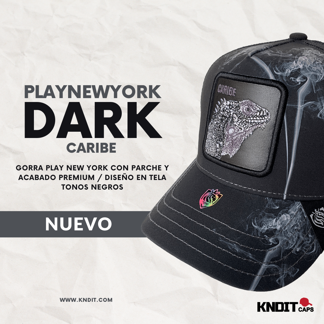 Gorra Animales Trucker "PLAY DARK" Caribe