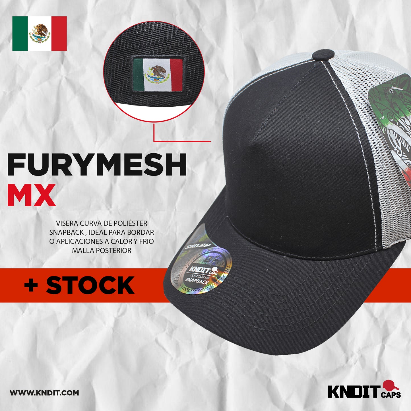 Gorra "FURYMESH MX" / Algodón y malla
