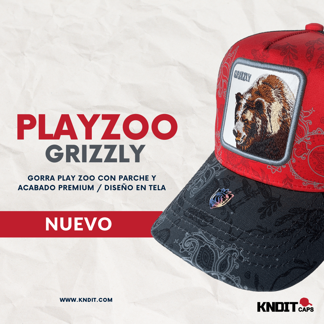 Gorra Animales Trucker "PNY ZOO" GRIZZLY 403