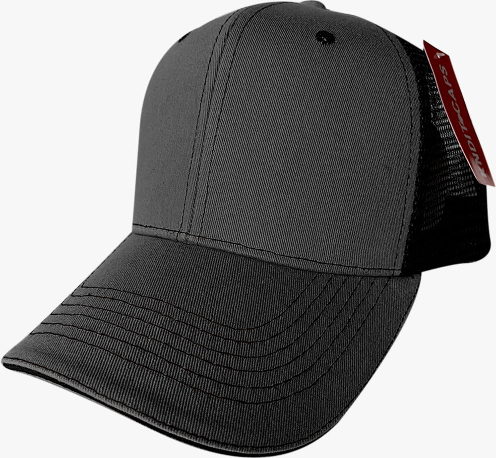 Gorra "GLH MESH" Gabardina Lisa con Malla
