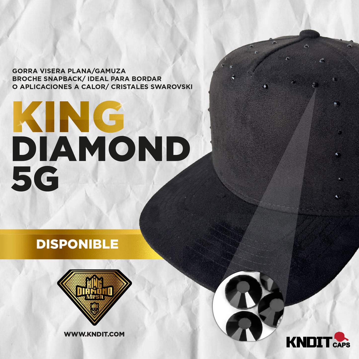 Gorra Kingdiamond 5G acabados premium