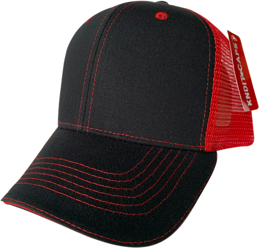 Gorra "GLH MESH" Gabardina Lisa con Malla