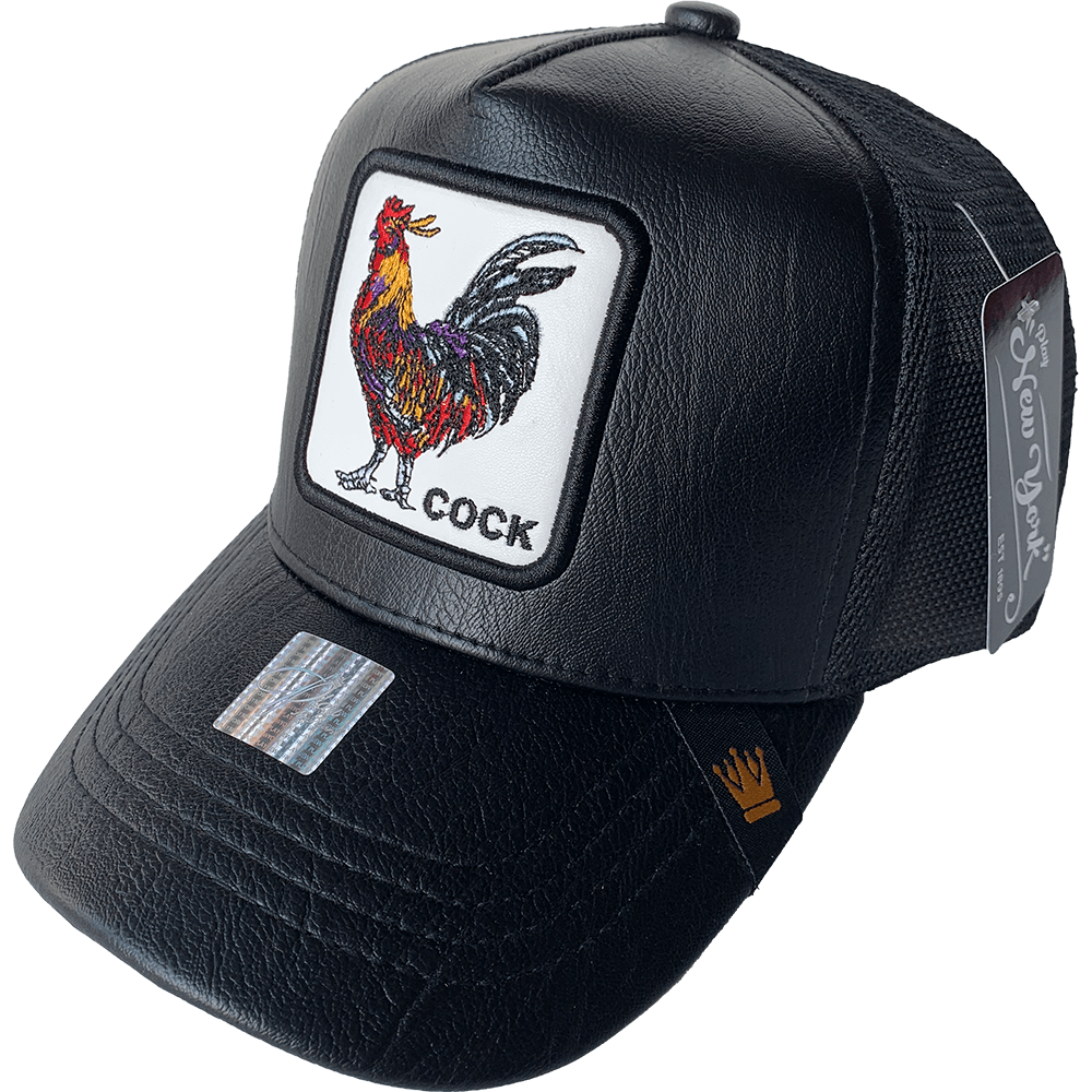 Gorra Animales "PLAYCURPIEL" Acabado de Piel