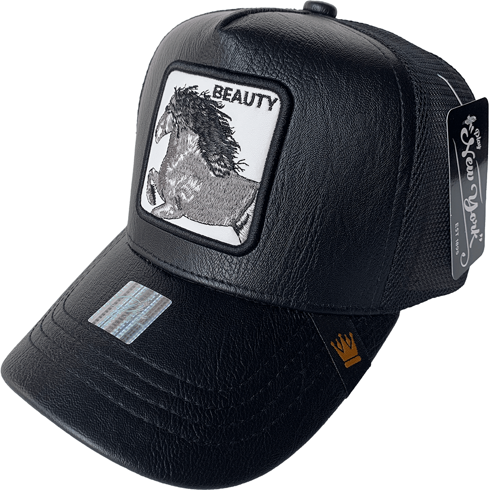 Gorra Animales "PLAYCURPIEL" Acabado de Piel