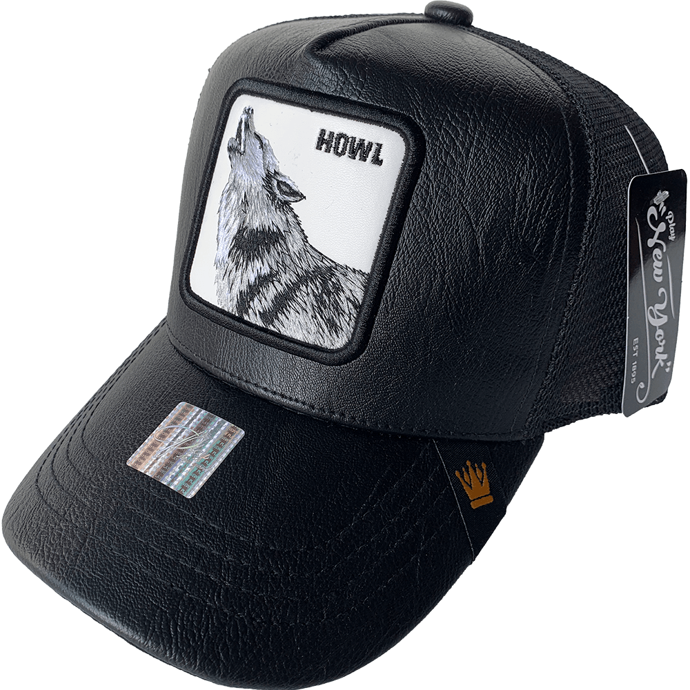 Gorra Animales "PLAYCURPIEL" Acabado de Piel