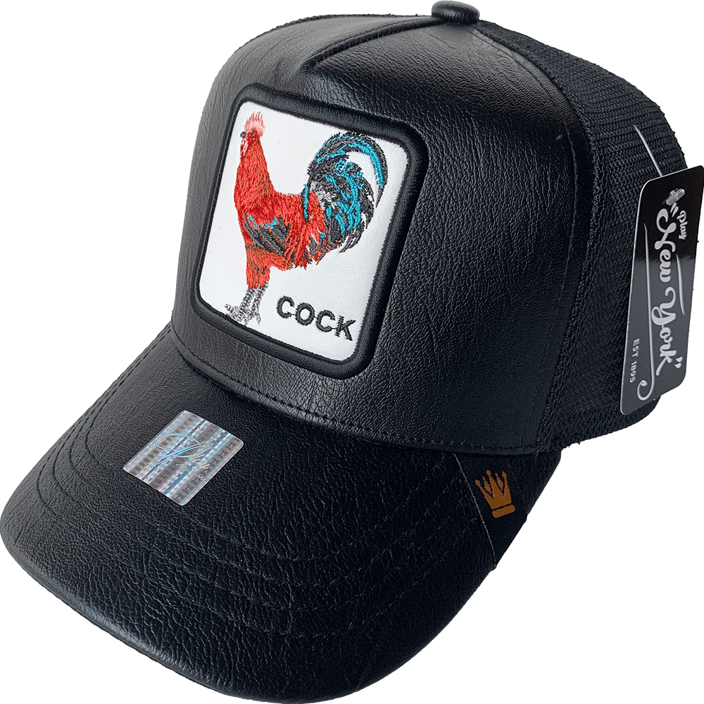 Gorra Animales "PLAYCURPIEL" Acabado de Piel