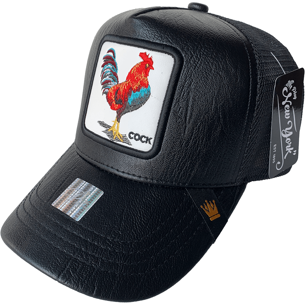 Gorra Animales "PLAYCURPIEL" Acabado de Piel