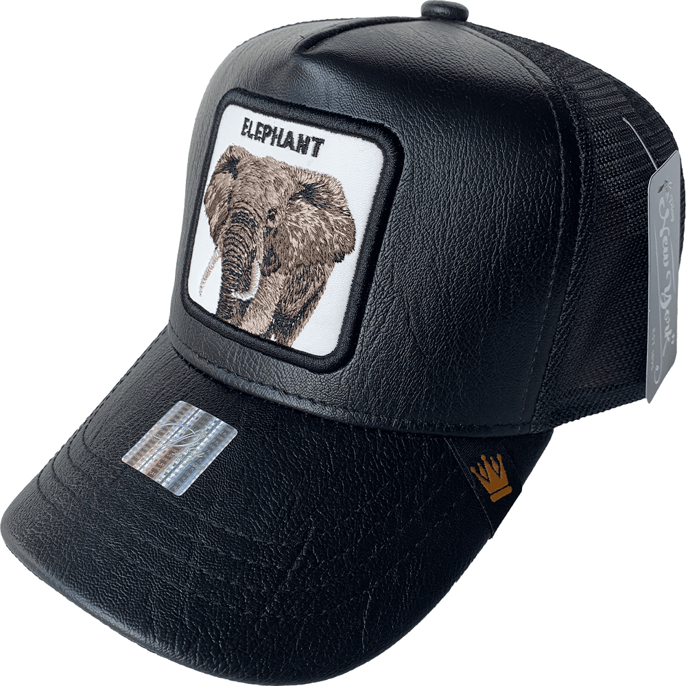 Gorra Animales "PLAYCURPIEL" Acabado de Piel