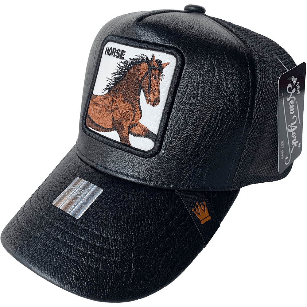 Gorra Animales "PLAYCURPIEL" Acabado de Piel