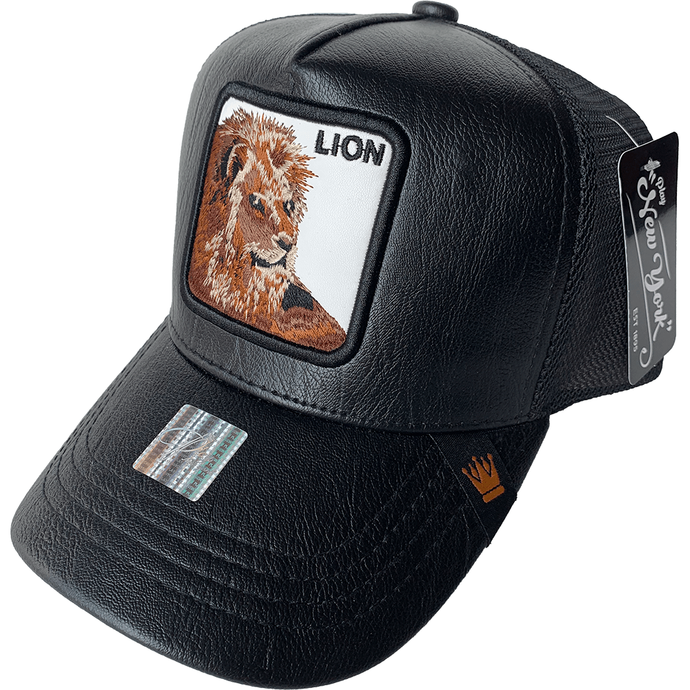 Gorra Animales "PLAYCURPIEL" Acabado de Piel