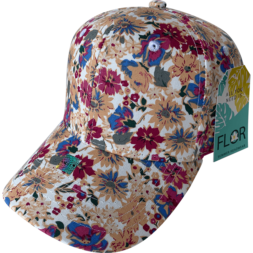 Gorra KNDFLOR -All You Need Is - "FLOR" Poliéster Calidad Premium Velcro
