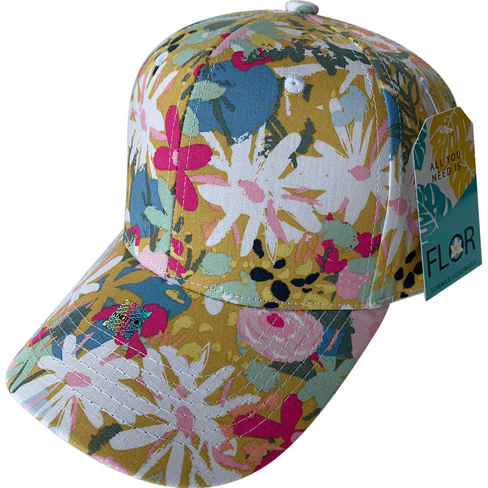 Gorra KNDFLOR -All You Need Is - "FLOR" Poliéster Calidad Premium Velcro